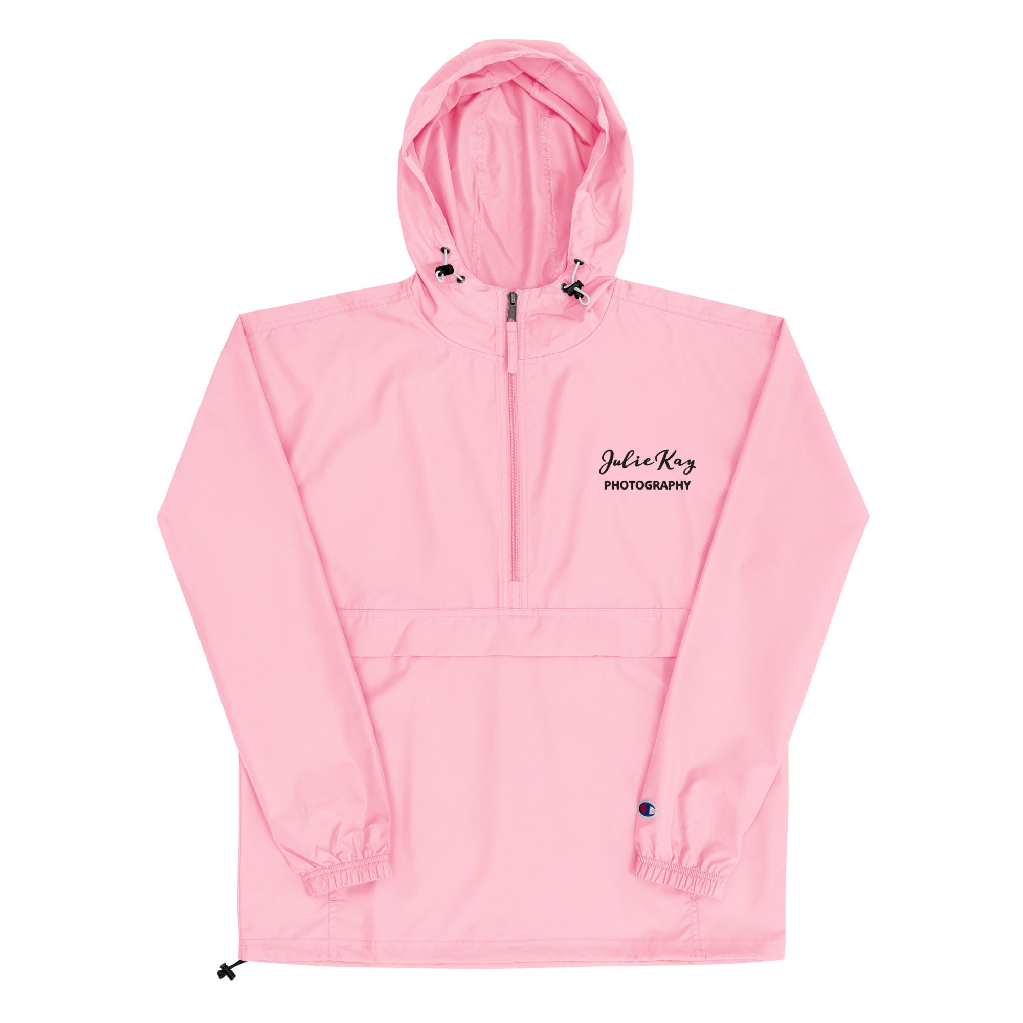 Julie Kay Embroidered Champion Packable Jacket