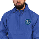 Chaqueta plegable Champion bordada CHC