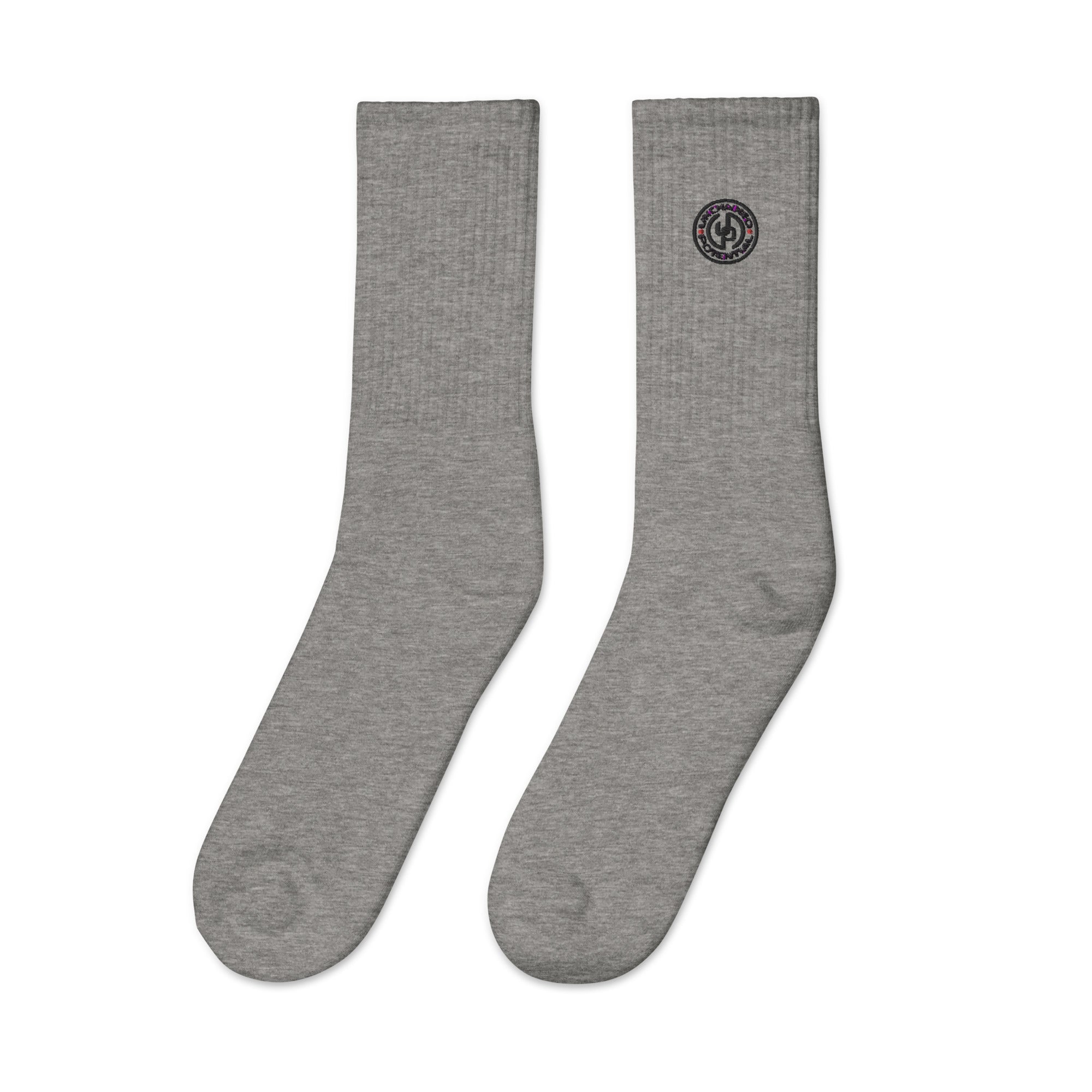 Unchained Potential Embroidered socks