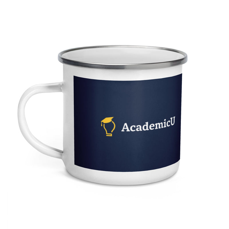 AcademicU Enamel Mug