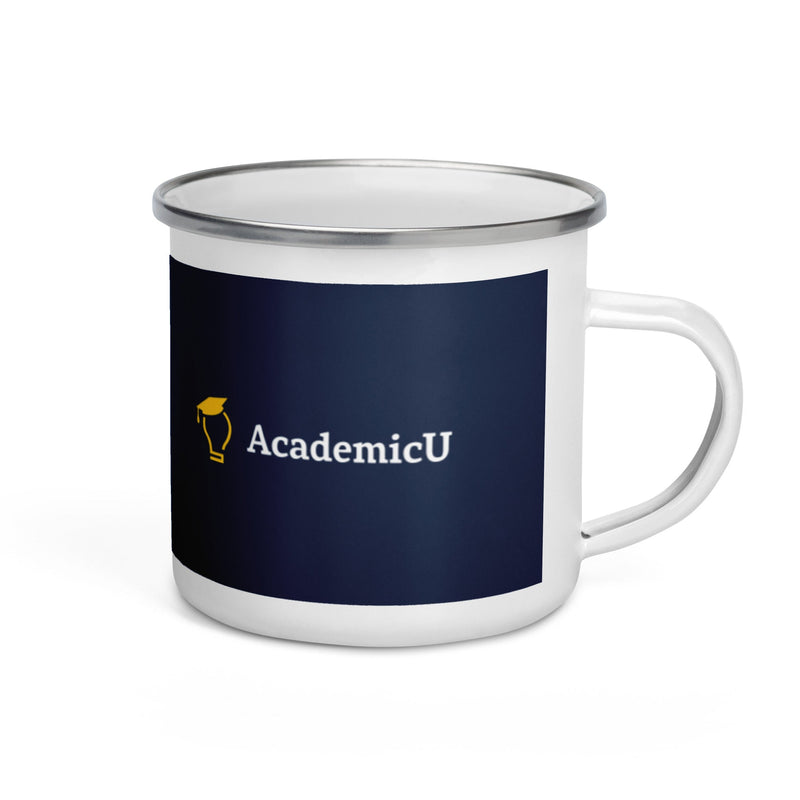 AcademicU Enamel Mug