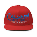 Gorra con visera plana y cierre tipo snapback de la Iglesia Bautista del Calvario