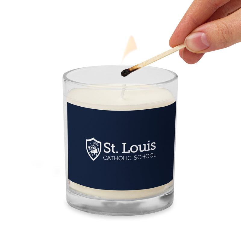 SLCS Glass jar soy wax candle