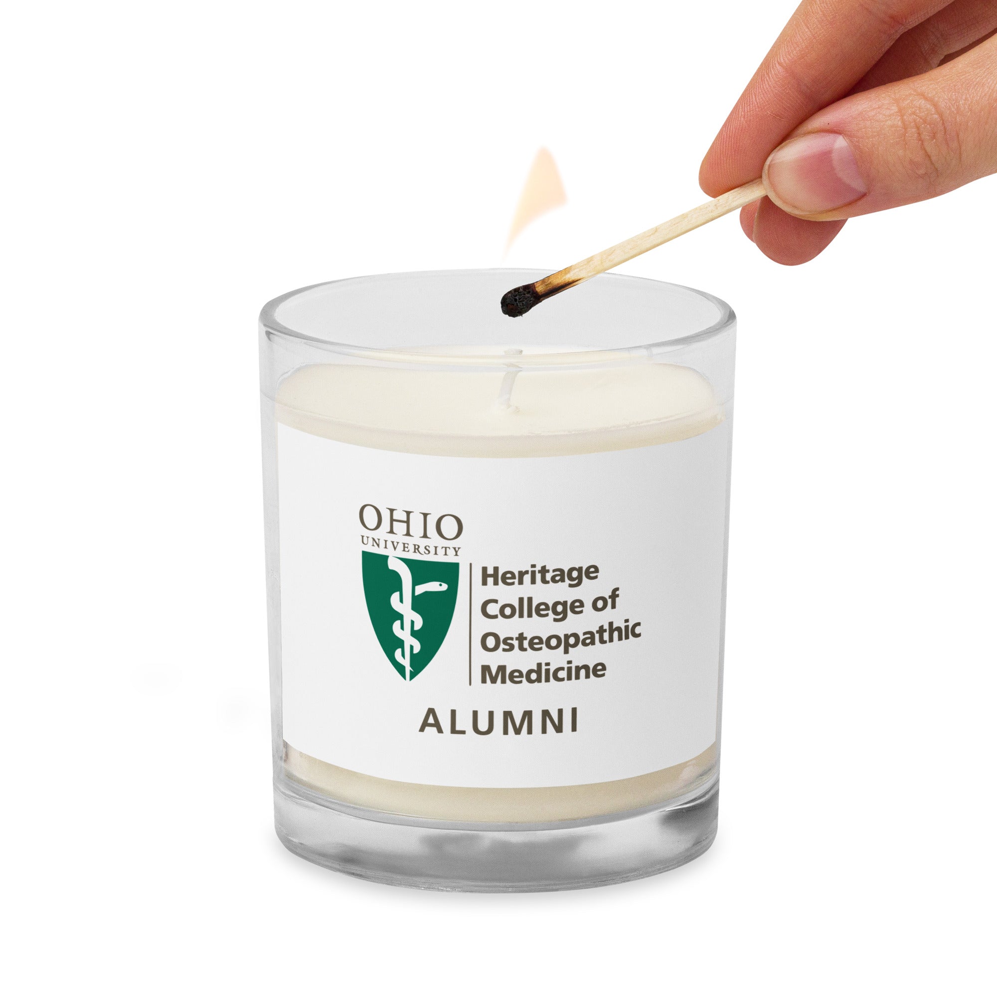 HCOM Alumni Glass jar soy wax candle