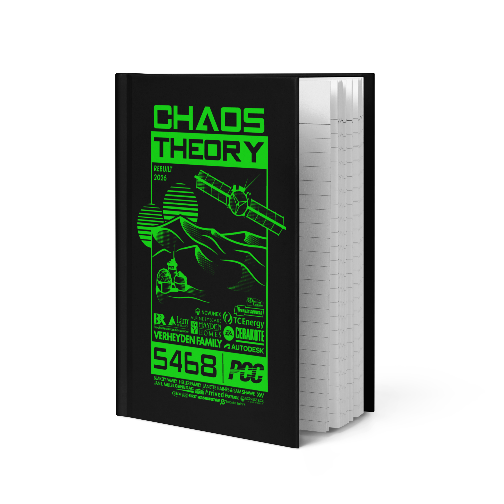 Chaos Theory Hardcover journal matte