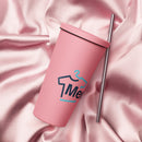 Vaso térmico con pajita de Merchlink