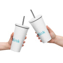 Vaso térmico con pajita de Merchlink