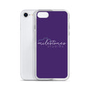 Funda para iPhone de MS (logotipo de texto)
