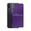 Funda para iPhone de MS (logotipo de texto)