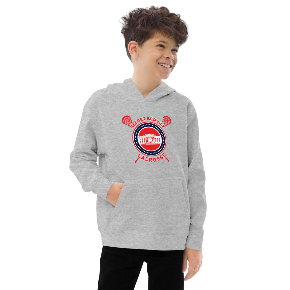 Sudadera con capucha polar USSS Lacrosse para niños 2