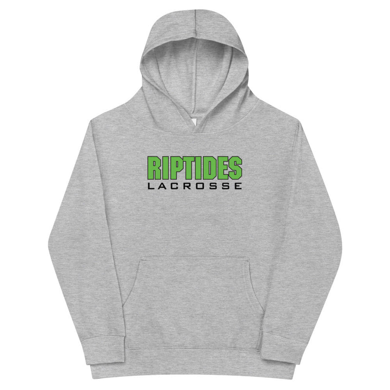 Margate Riptides Lacrosse Kids fleece hoodie w/personalization - Grey