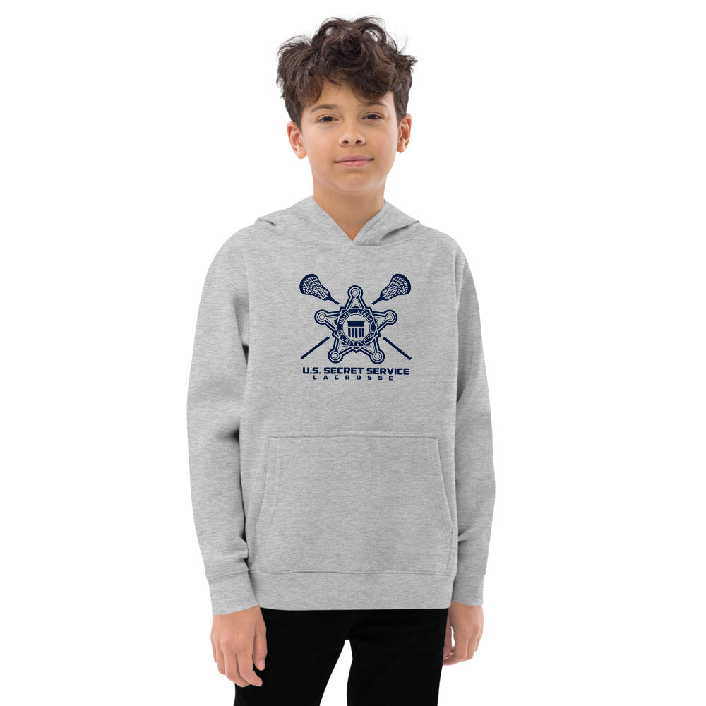 Sudadera con capucha polar USSS Lacrosse para niños