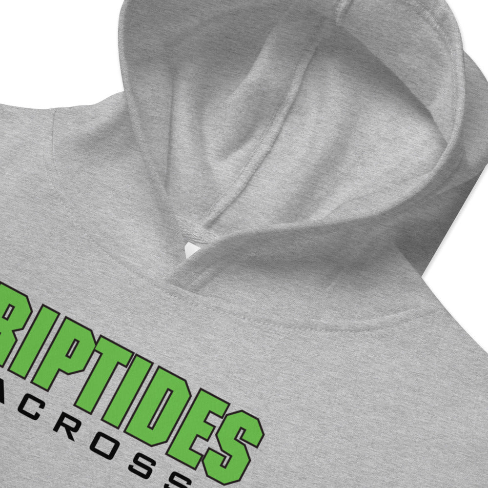 Margate Riptides Lacrosse Kids fleece hoodie w/personalization - Grey