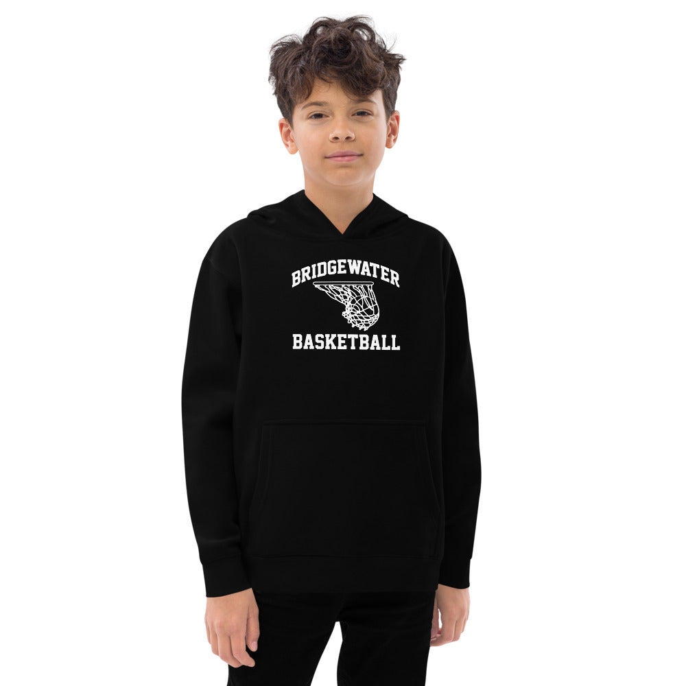 Sudadera polar con capucha para niños de Bridgewater Basketball