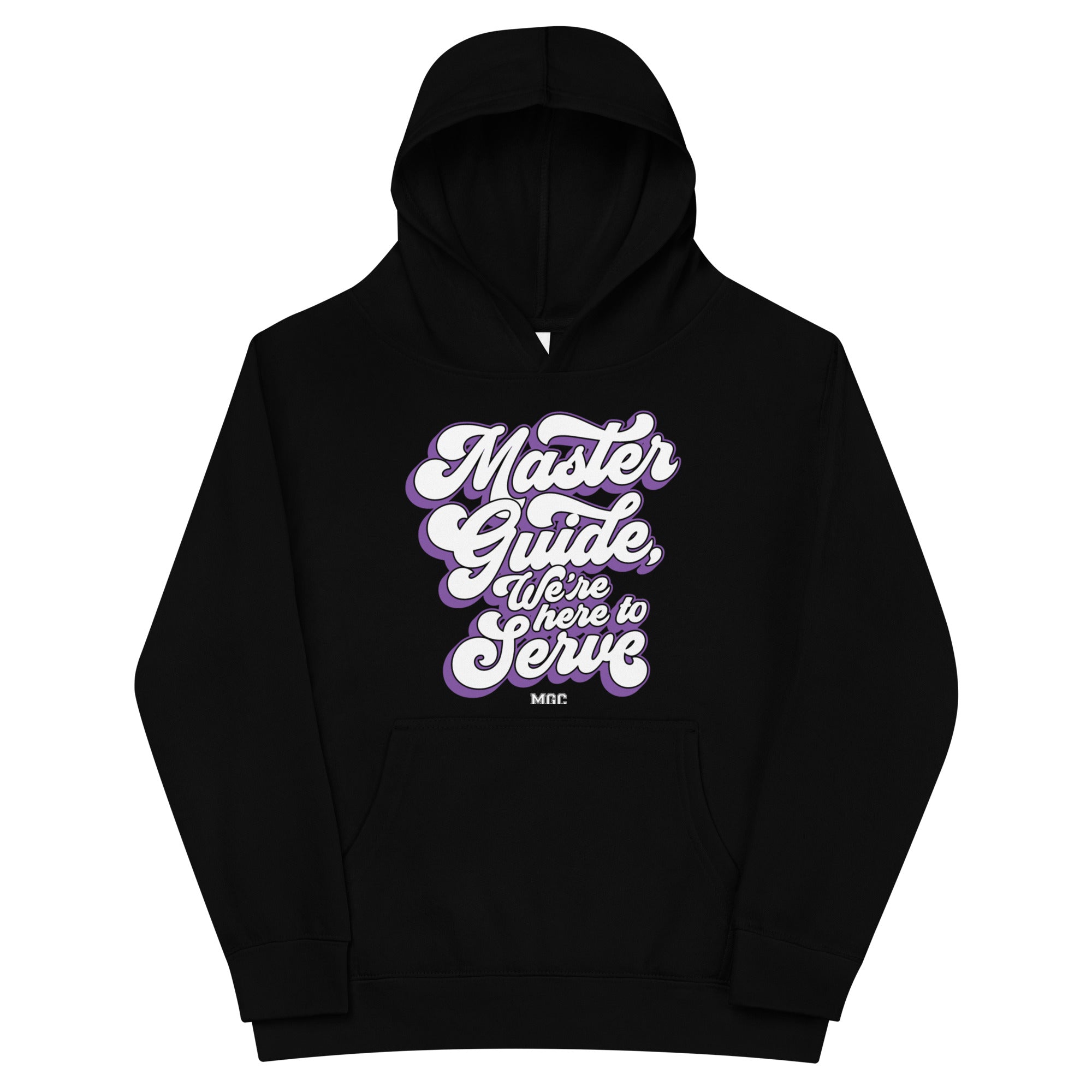 MGC Kids fleece hoodie We're here to serve