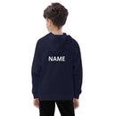 iM3 Kids fleece hoodie with personalization