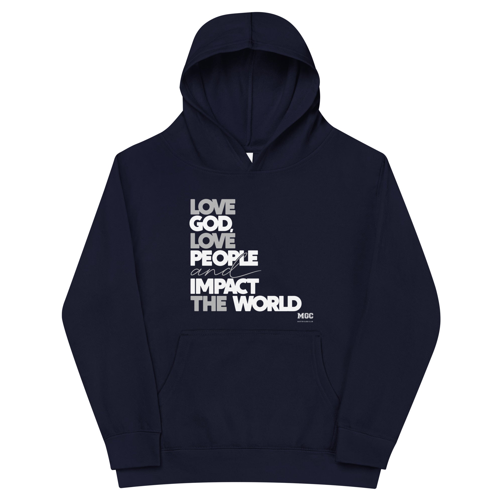 MGC Kids fleece hoodie LGLP & ITW
