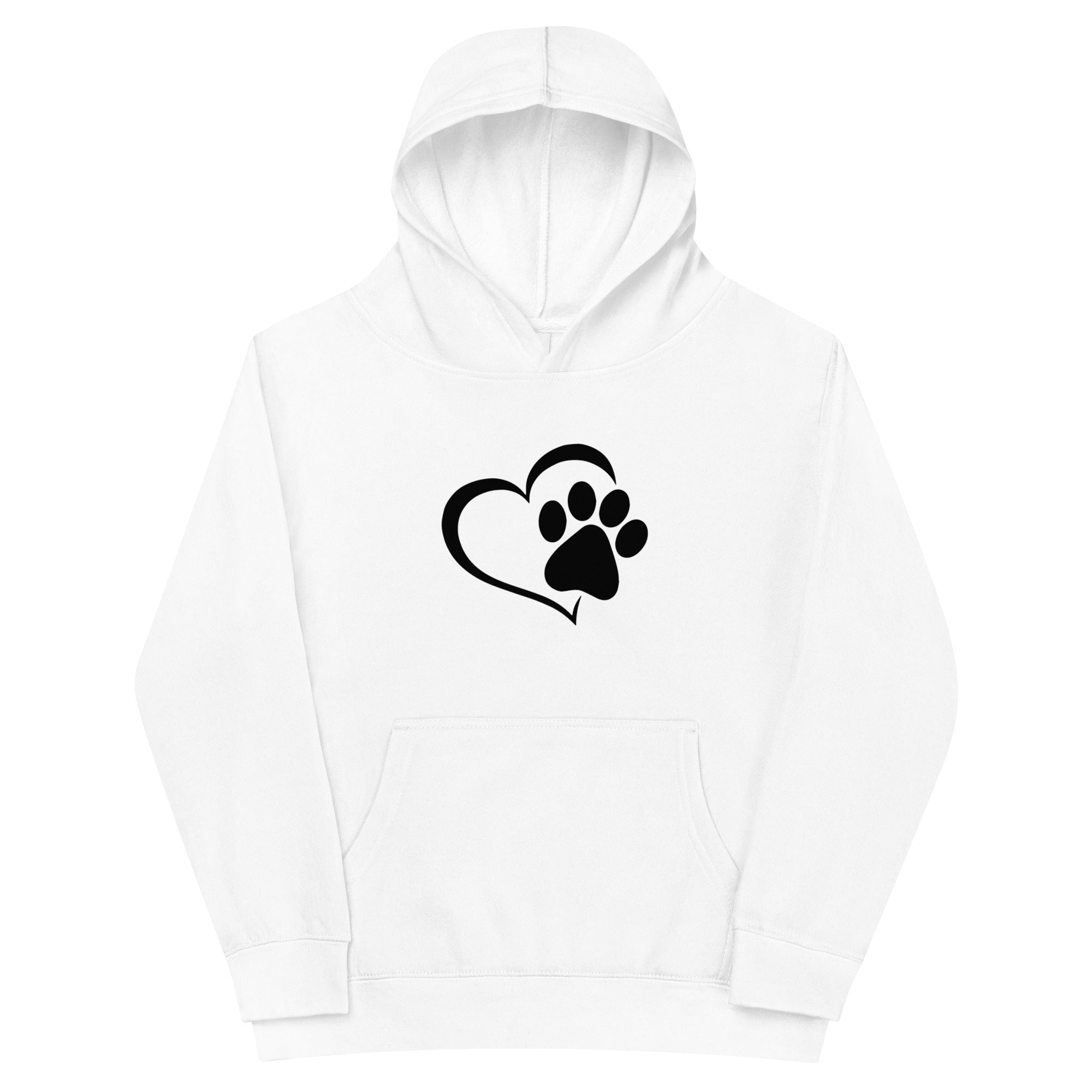 Dog Paws Kids fleece hoodie
