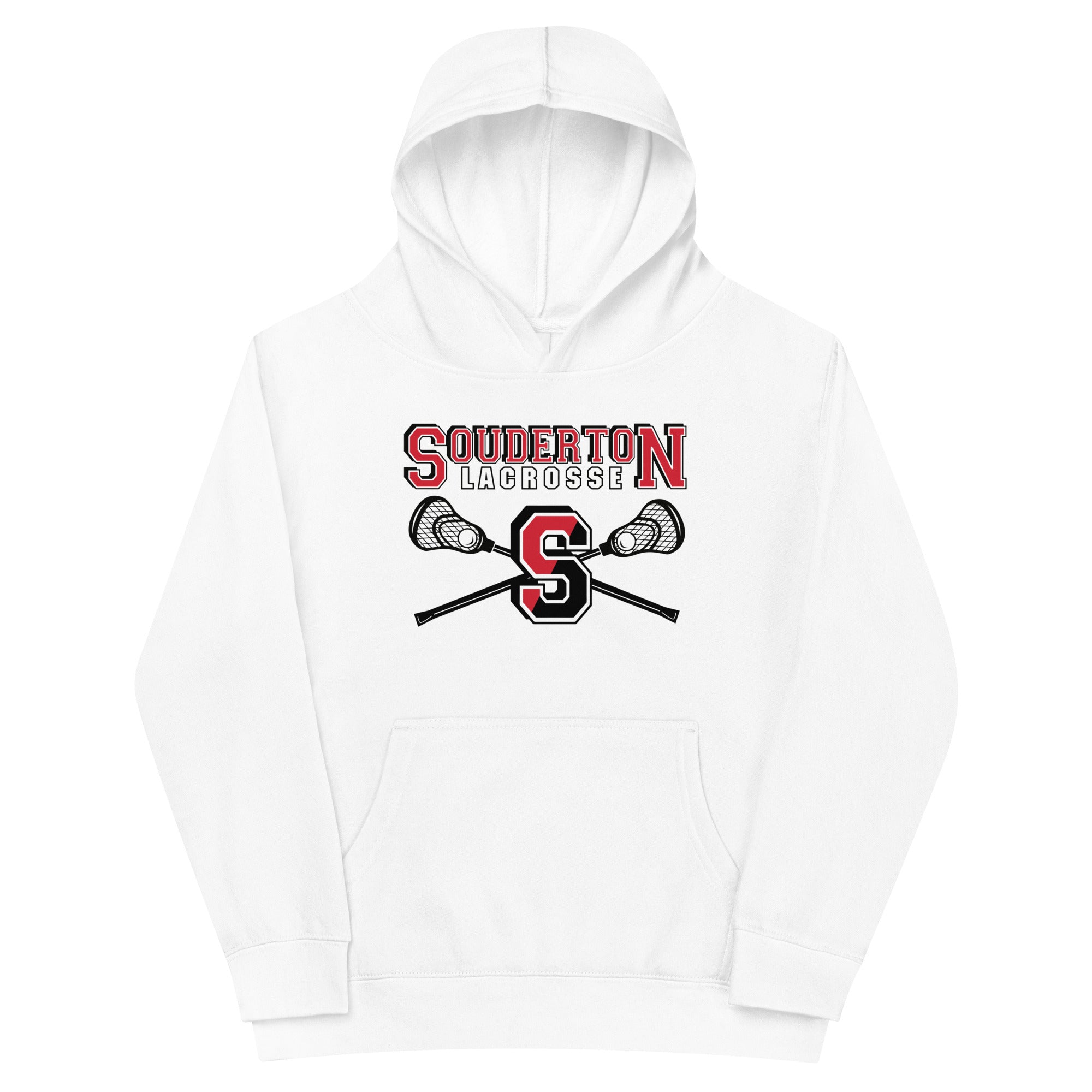 Souderton Lacrosse Sudadera con capucha polar para niños