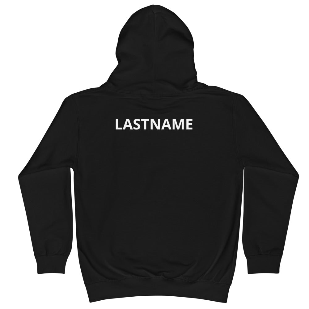 Margate Riptides Lacrosse Kids Hoodie w/personalization - Black