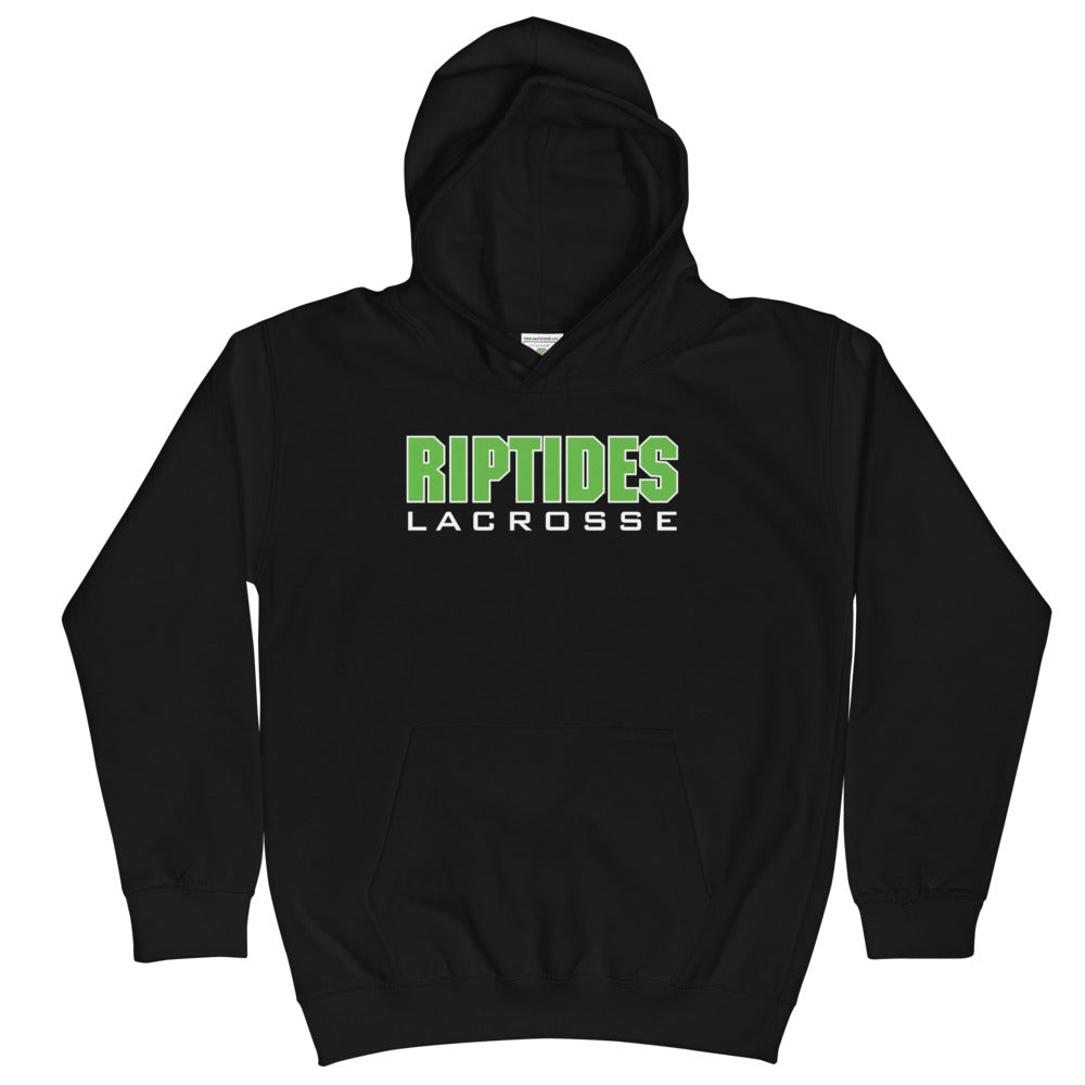 Margate Riptides Lacrosse Kids Hoodie-Black