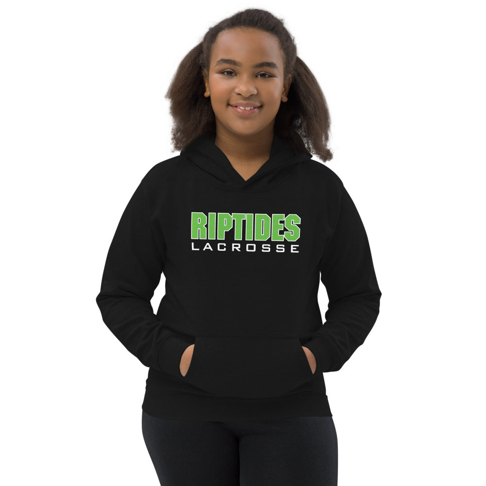 Margate Riptides Lacrosse Kids Hoodie-Black