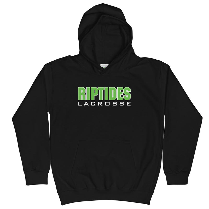 Margate Riptides Lacrosse Kids Hoodie w/personalization - Black