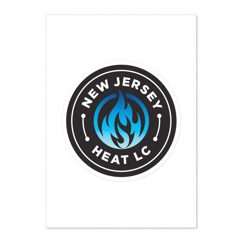 NJ Heat Lacrosse Sticker sheet
