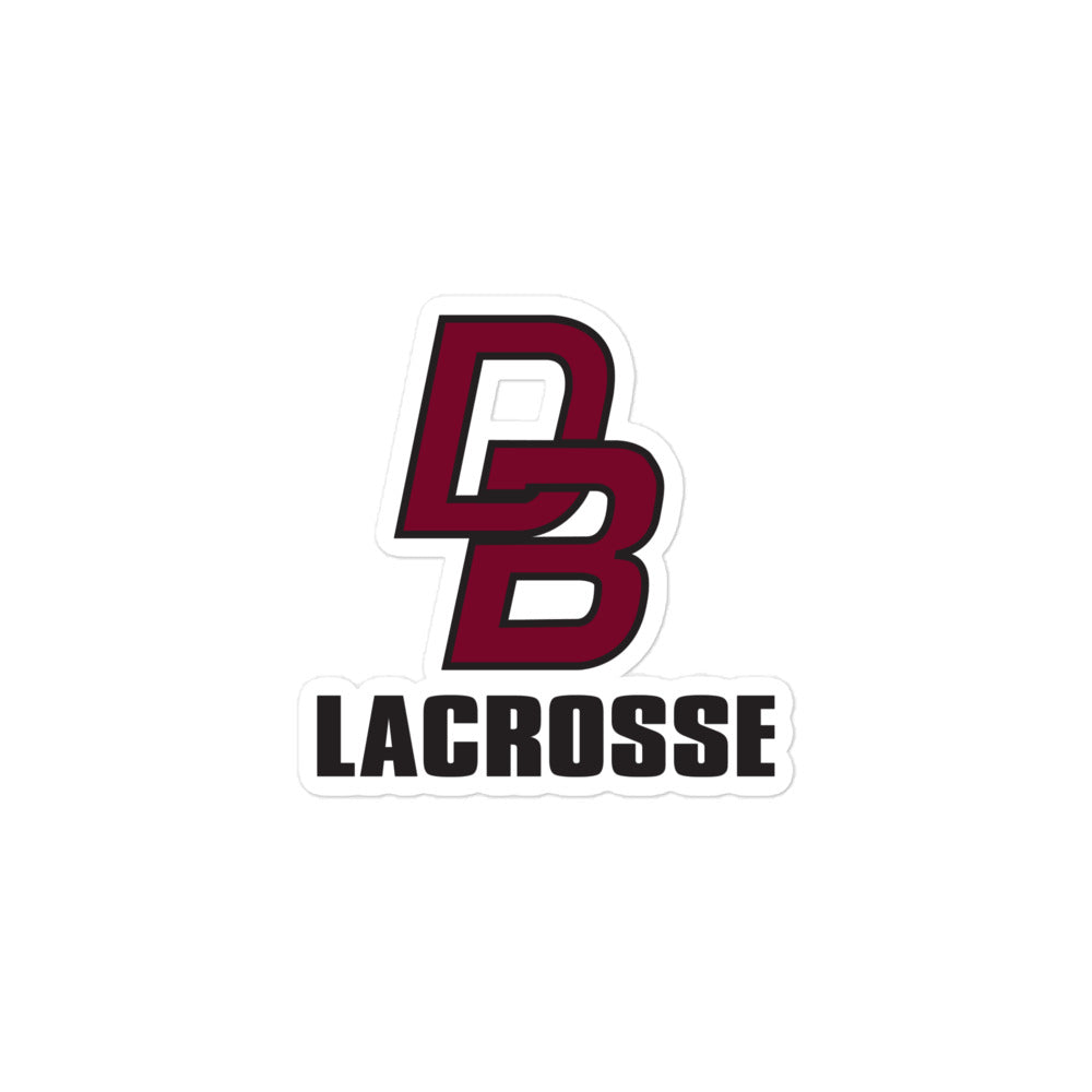 DBP Lacrosse Bubble-free stickers