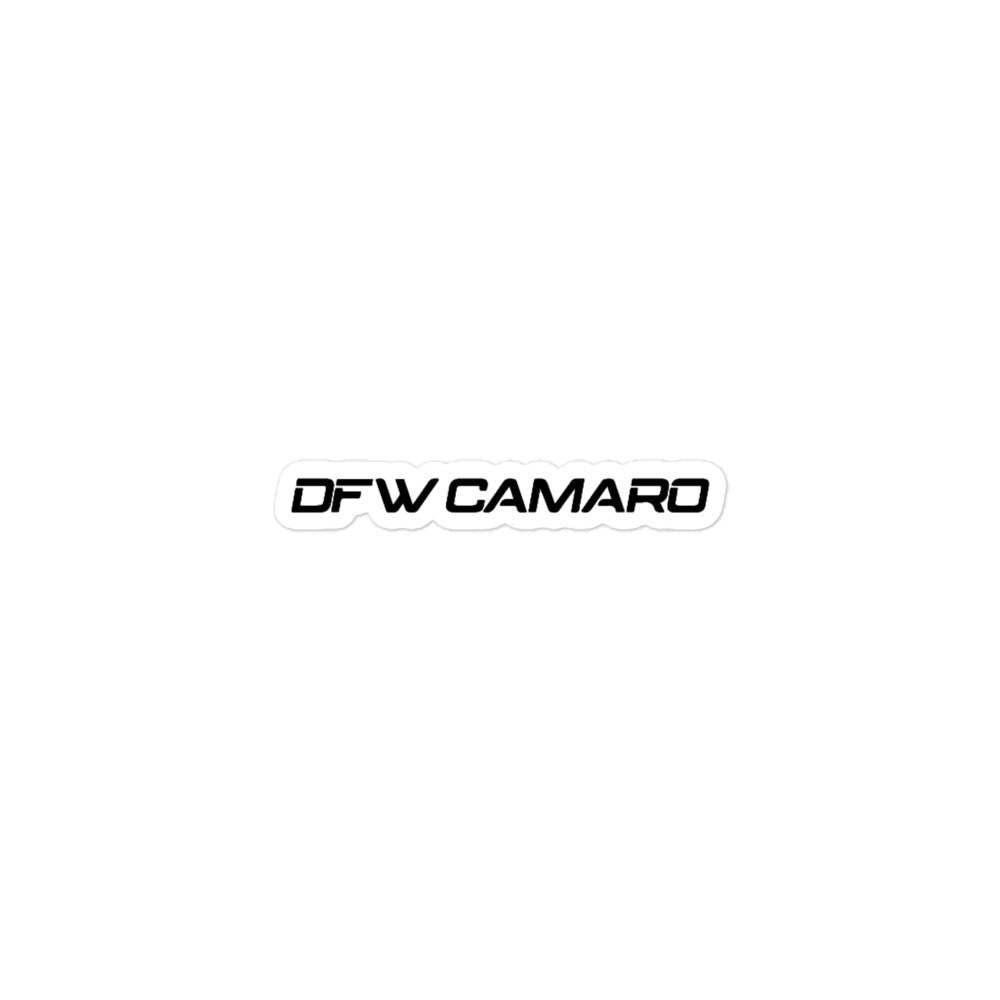 DFW Bubble-free stickers