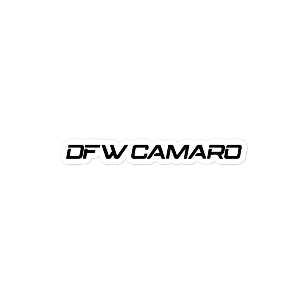 DFW Bubble-free stickers