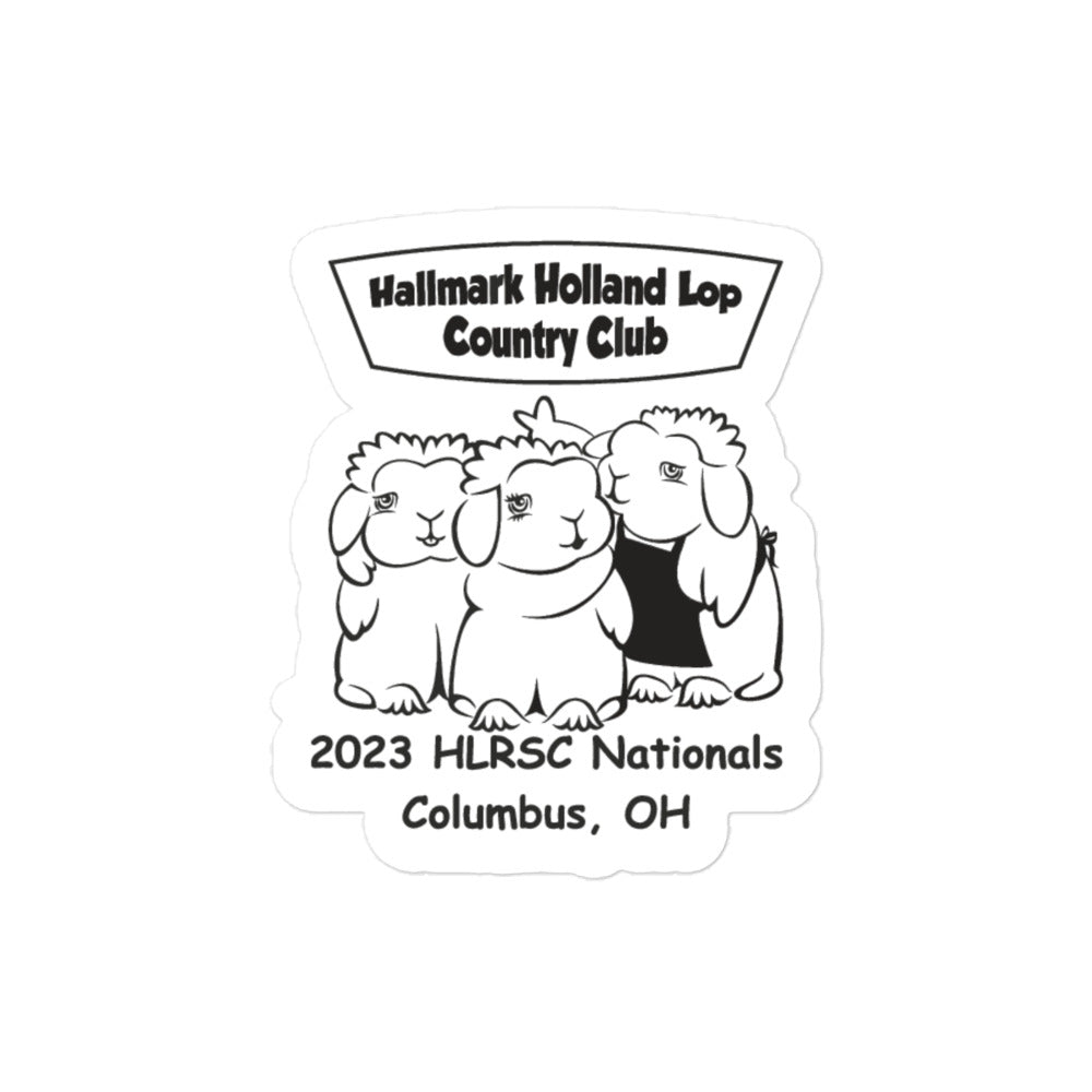 Hallmark Holland Bubble-free stickers