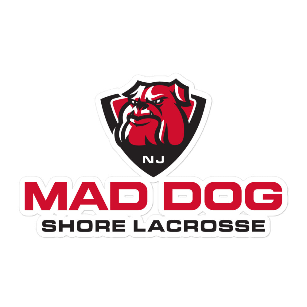 MD Shore Lacrosse Bubble-free stickers