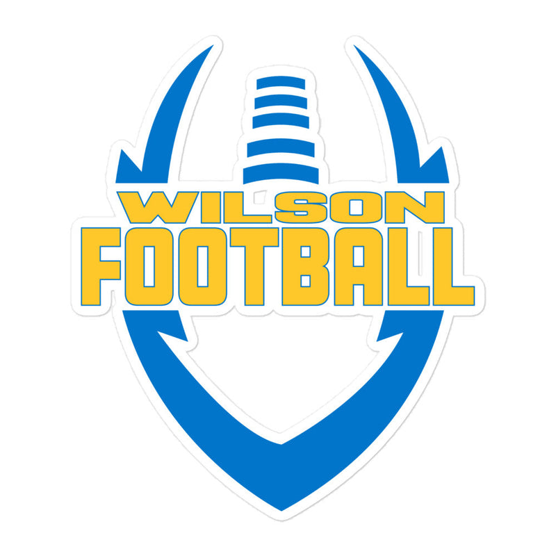 Wilson Football Bubble-free stickers