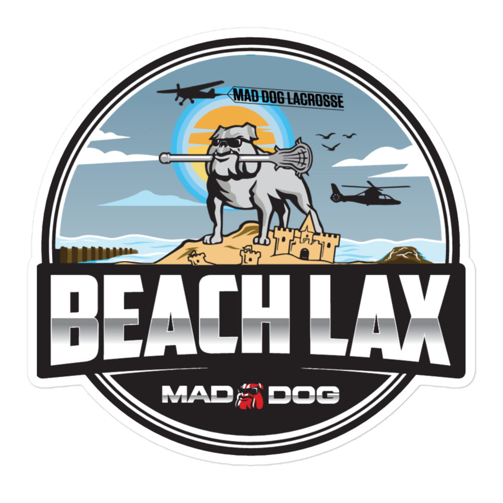 MD Beach Lax Bubble-free stickers