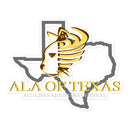 ALA of Texas Bubble-free stickers
