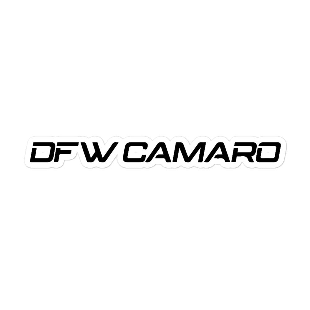DFW Bubble-free stickers