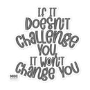 Pegatinas sin burbujas MGC Si no te supone un reto