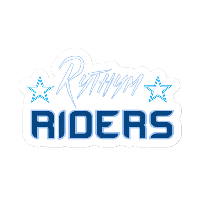 Rythym Riders Bubble-free stickers