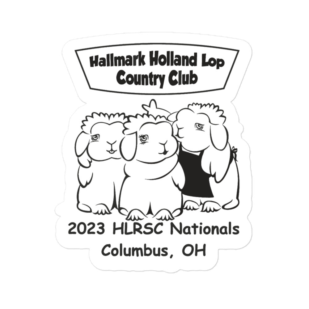 Hallmark Holland Bubble-free stickers