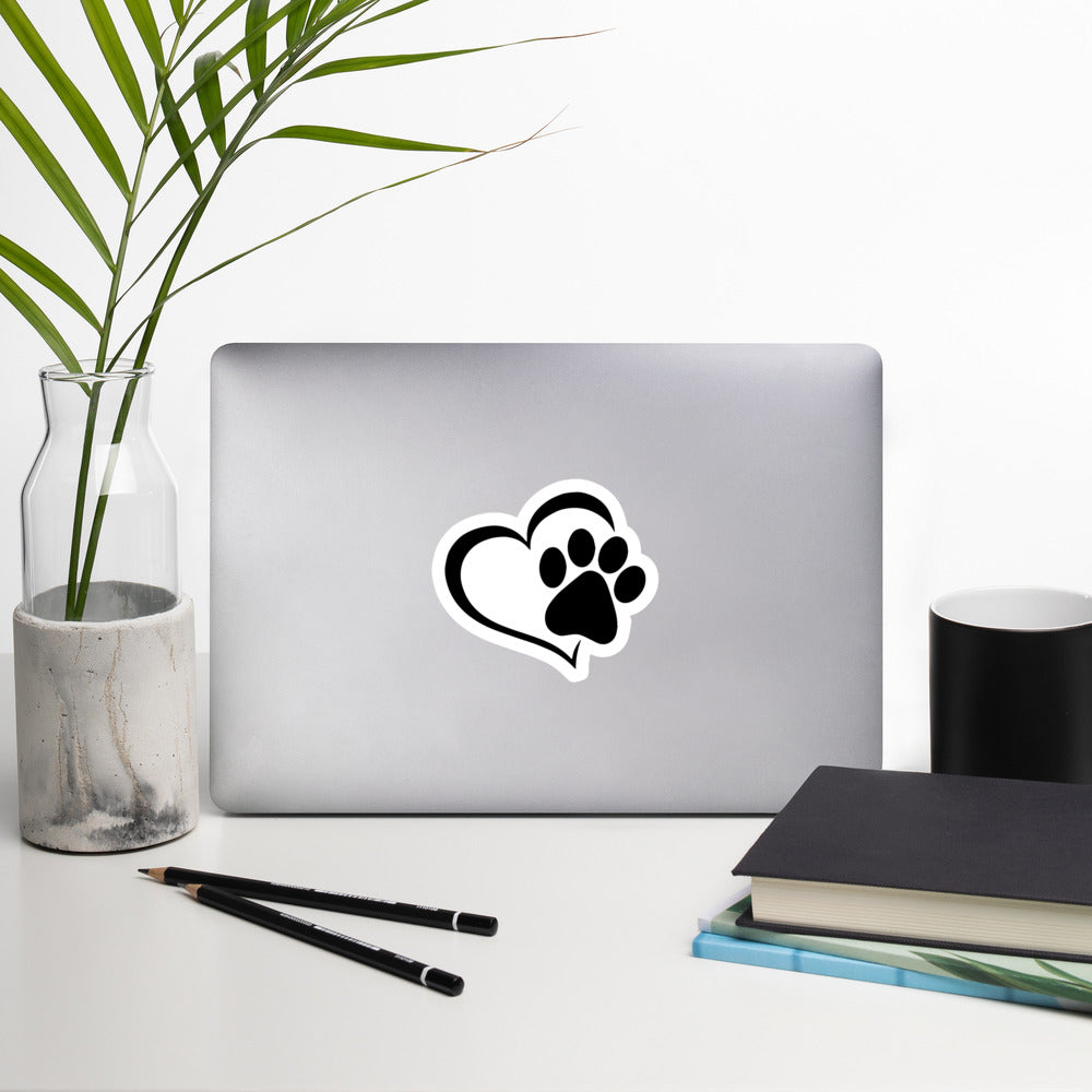 Dog Paws Bubble-free stickers