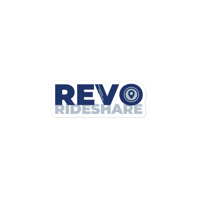 REVO Rideshare Bubble-free stickers