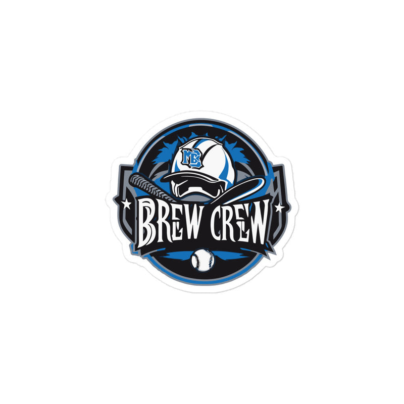 Brew Crew Bubble-free stickers