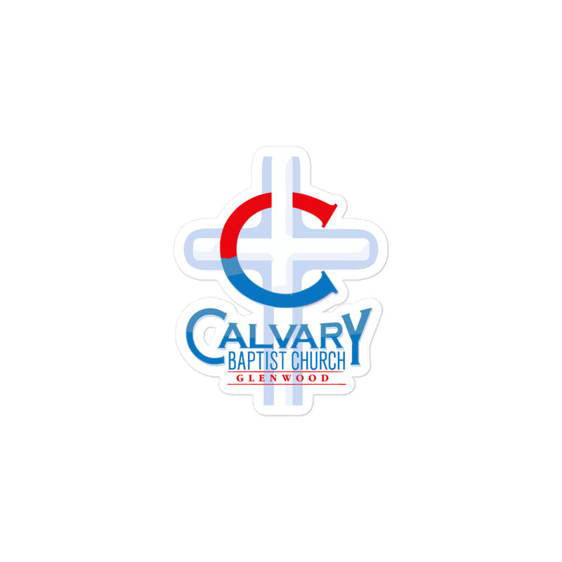 Calvary Baptist Church Bubble-free stickers