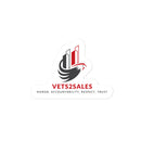 Vets2Sales Bubble-free stickers