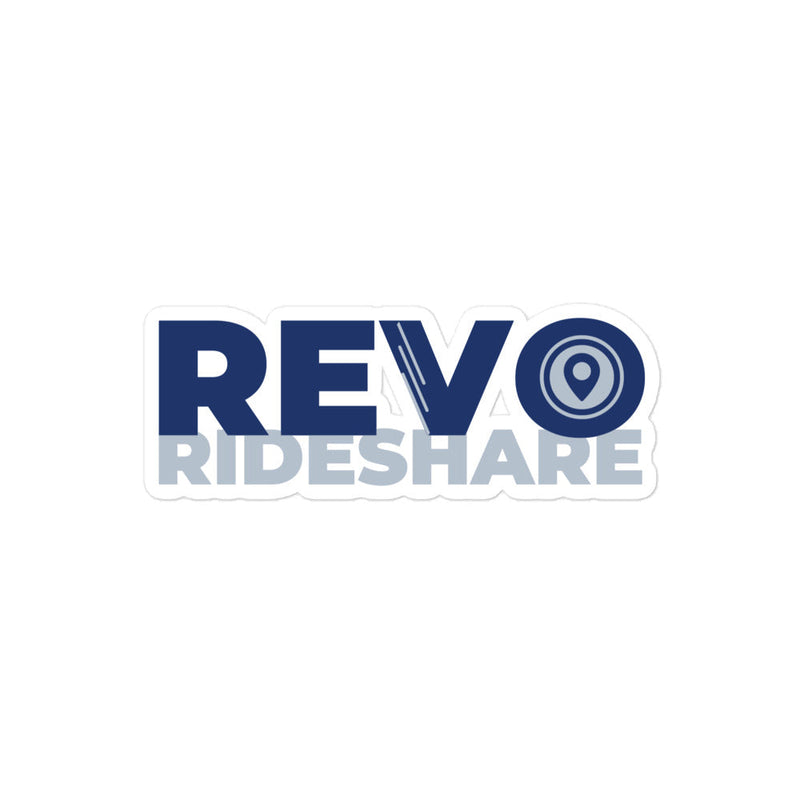 REVO Rideshare Bubble-free stickers