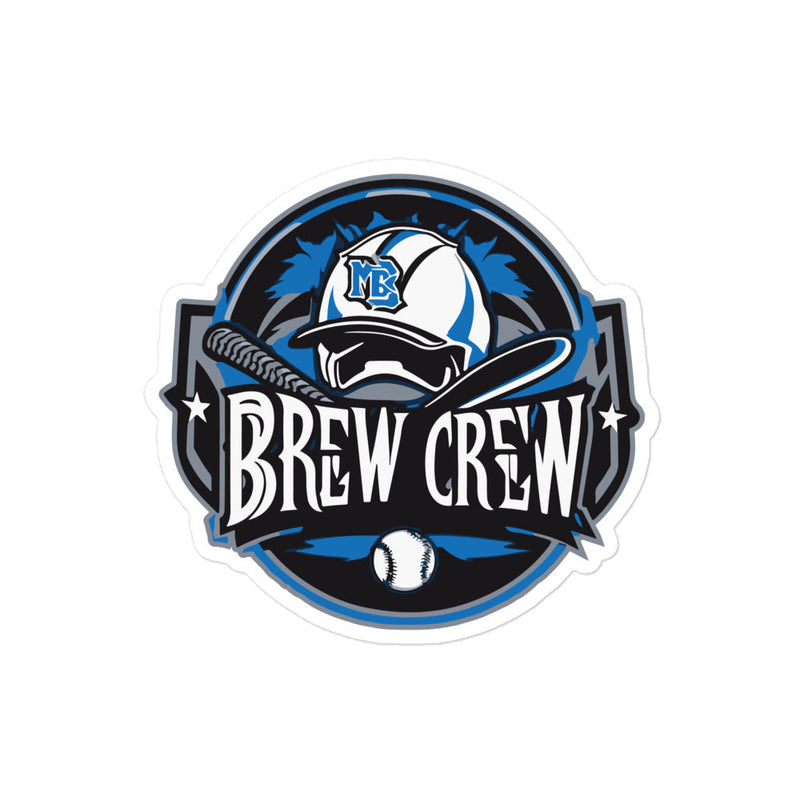 Brew Crew Bubble-free stickers