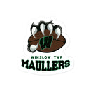 Pegatinas sin burbujas de Winslow Maullers