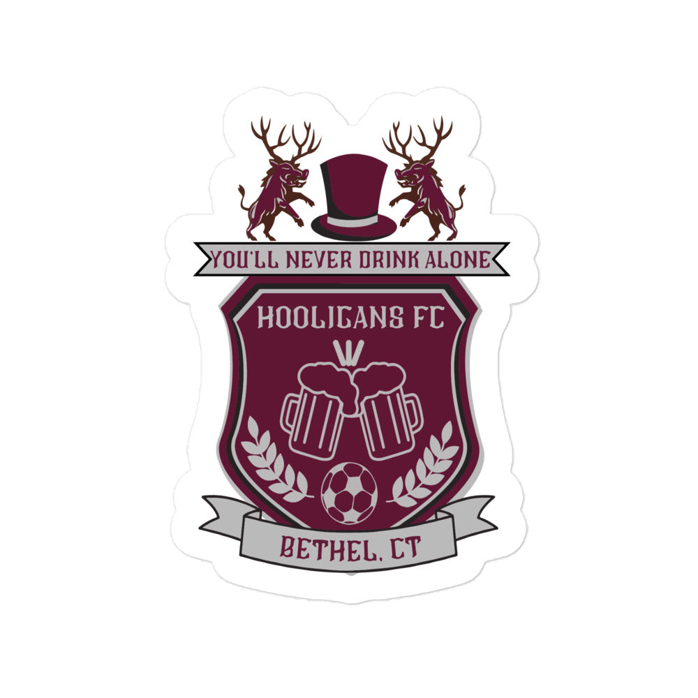 Pegatinas sin burbujas de Bethel Hooligans