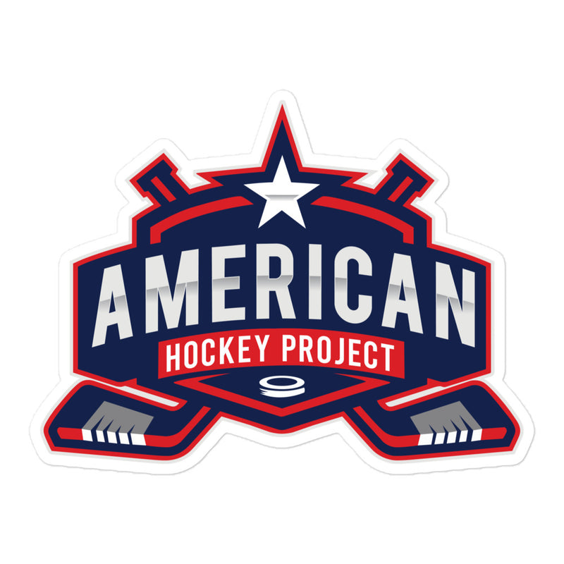 Pegatinas sin burbujas del Proyecto de Hockey Americano